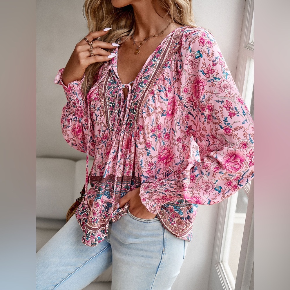 Soulful Women’s Boho Blouses Long Sleeve